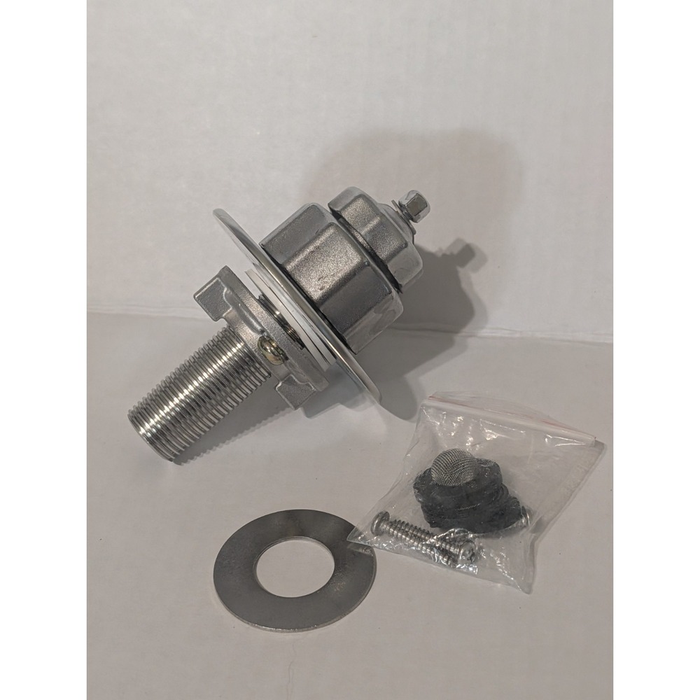 All Metal RV City Water Inlet W Check Valve Replacement Camper Motorhome Marine